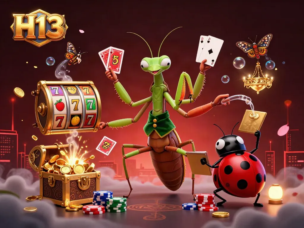 Experience the thrill of H13 online casino with vibrant characters and dynamic gameplay elements.