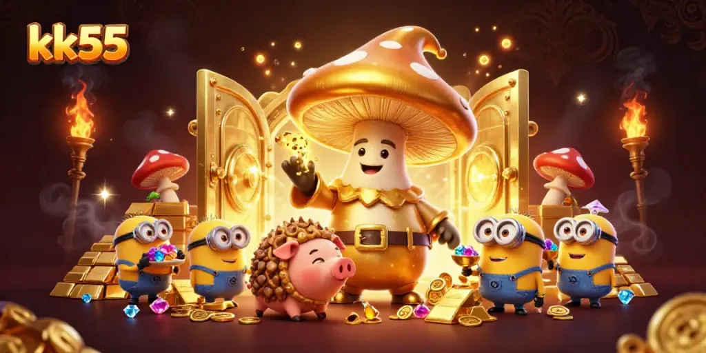 Experience thrilling adventures with kk55 in a magical online casino world filled with treasure!