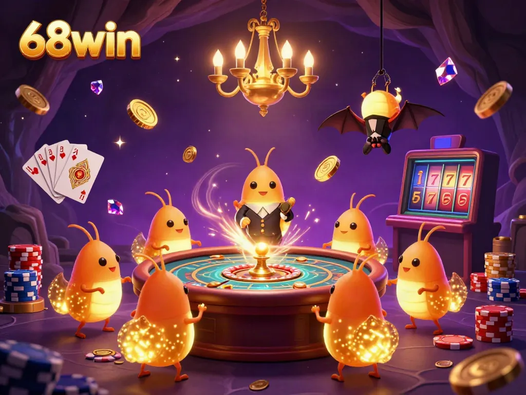 Experience thrilling gameplay at 68win with dynamic gold coins and engaging casino visuals.