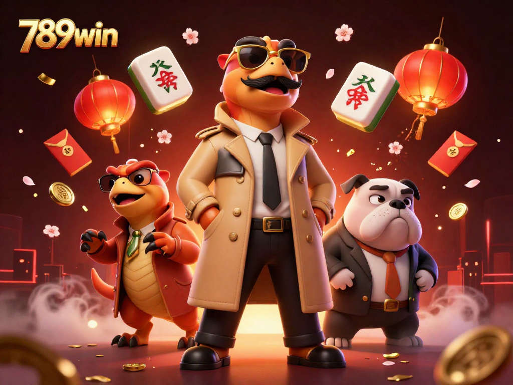 Experience thrilling action at 789win with raptors sneakily entering a VIP casino lounge.