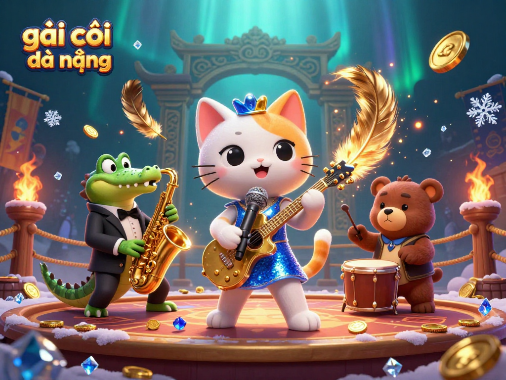 Engage with gái gọi đà nẵng at a vibrant casino-themed illustration featuring lively characters.