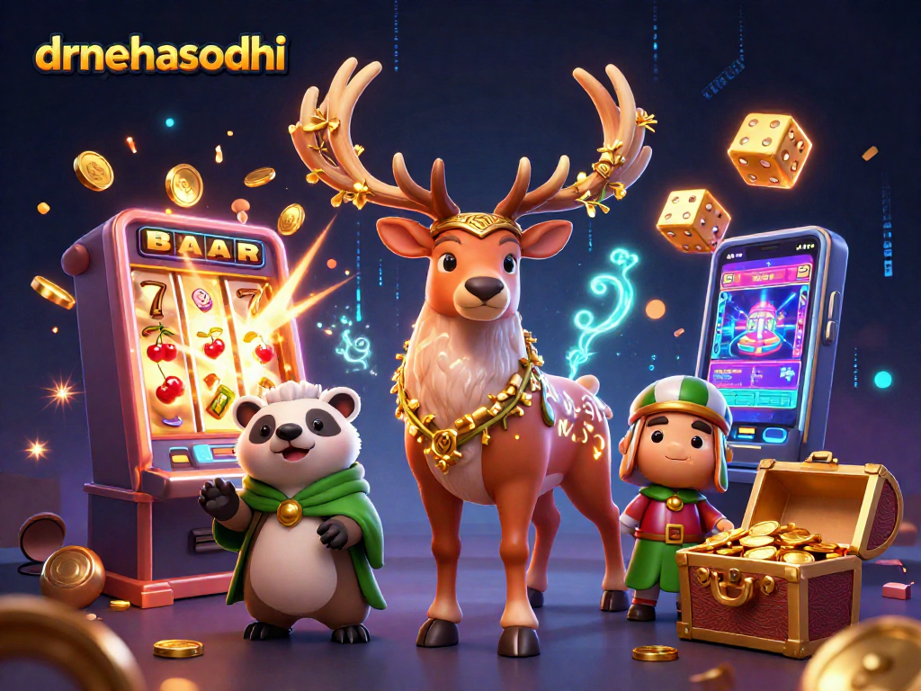 Engage with drnehasodhi's immersive gaming experience featuring vibrant slots and enchanting characters.